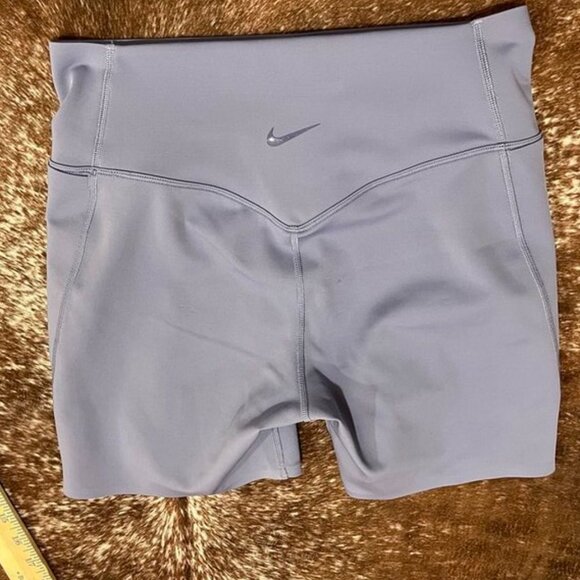Nike Universa High-Waisted 5" Biker Shorts Dusty Amethyst Purple Women’s Small - Picture 4 of 13